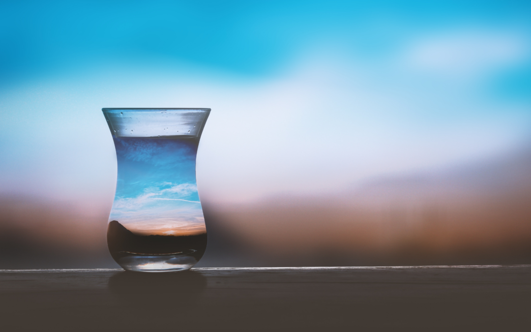 Glass with Sunset